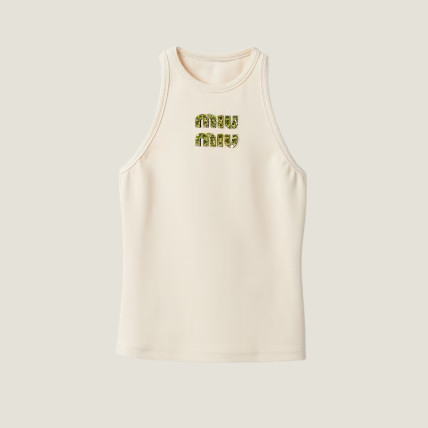GREEN TANK TOP